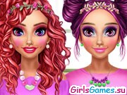 Игра Розовый макияж для лучших подруг